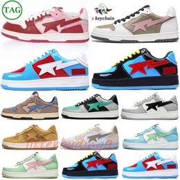 Designers Sk8 Sta Hommes Femmes Casual Chaussures M2 Low Classic Green Ma Pure Noir Bleu Clair Blanc Orange Baskets Plateforme Skate Entraîneur Jogging