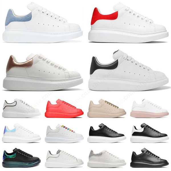 Designers Sneaker Mens Womens Casual Chaussures Platform Sole Blanc Blanc Black Le cuir de luxe Gris rose Gris Velvet en daim Femme Flats de haute qualité Lacet Trainers Dhgate.com