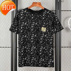 Diseñadores Tiradores de verano Camiseta Classic Gold Stamping Letted Boy London London Tshirts Short Mens Women Casual with Brand Letter Tshirt SM