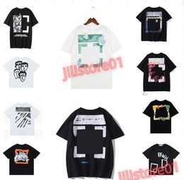 Designers T-shirt Hommes Femmes DesignersOFF T-shirts T-shirts en vrac Tops Homme Chemise décontractée Luxurys Vêtements Streetwear Shorts Polos à manches T-shirts Taille S-X Offs White nm4