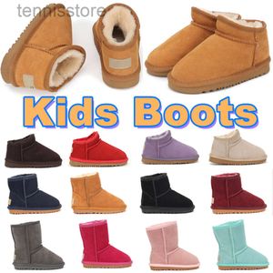 Ontwerpers Tazz Tasman Kinderen Peuter Baby Boots Kids Boys Girls Boot Slippers Dames Winter Warm Childrens Plush Warm Shoes Australia Suede Snow Boot 22-35