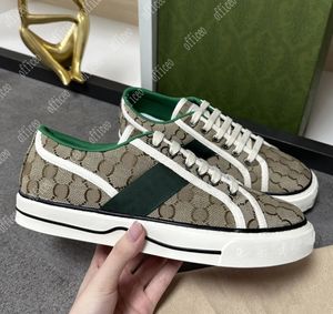 Ontwerpers Tennis 1977 Sneakers Luxe Canvas Schoenen Beige Blauw Gewassen Jacquard Denim Schoen Ace Rubberen Zool Geborduurde Vintage Casual Sneaker