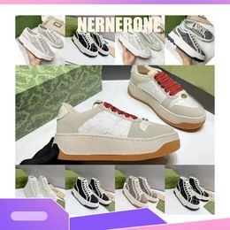 Designers Tennis Sneakers Luxury Canvas Chaussures Beige Blue Washed Shoed Ace Rubber Sole brodered vintage sneaker 1977s Classic Canva Easy Matching Mens Womens
