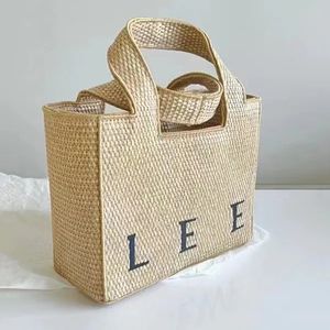 Designers sac fourre-tout sac de soirée designer panier de légumes tissé à la mode une plage de grande capacité sac à main