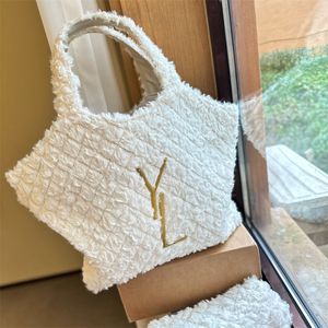 Ontwerpers Tote Bag Damestassen Handtas Mode Hobobag Luxe Konijn Velours 2 kleuren Grote Klassieke Charme Boodschappentas