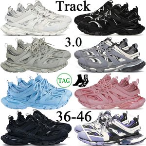 Track 3 3.0 Marca de lujo triple blanco negro entrenadores para hombre para mujer Zapatillas Tess.s. Deportiva Gomma Piel Nylon Estampado Plataforma balencaigas balenciagas