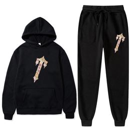 Designers Trapstar Nouveau Imprimé Hommes Survêtement Femmes Sweats À Capuche Hommes Costumes De Sport Chaud Deux Pièces À Capuche Ensembles Lâche Sweatshirts Jogging