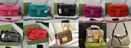 Ontwerpers fluwelen marmont schoudertas portemonnees vrouwelijke kruistas vrouw lederen handtas crossbody tassen handtassen lady gouden kettingzakken