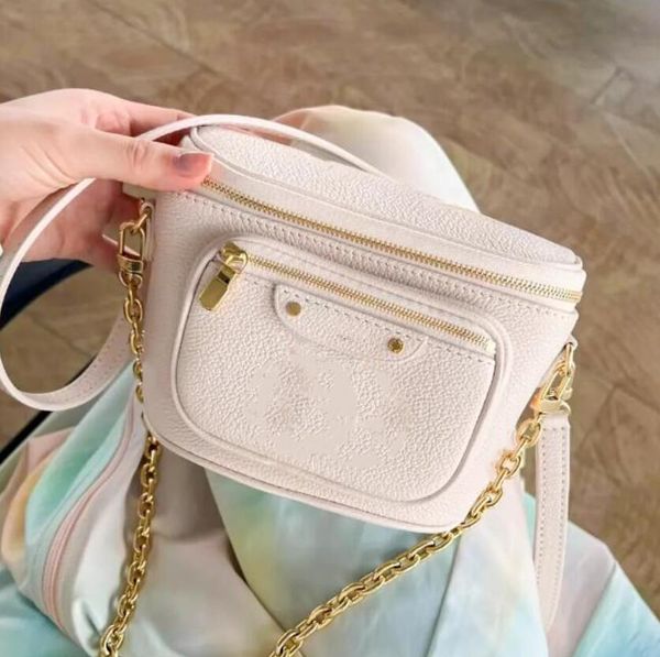 Diseñadores Bolsos de cintura Mini Bumbag Cross Body Moda Bolsos de hombro Riñonera Riñonera Mujer Paquete de cofre de cuero Monedero Lujo Deporte al aire libre Monedero Fanny Pack