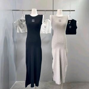 Ontwerpers Vrouwen Casual jurken o Nek Sexy mouwloze nieuwe luxe kleding vrouwelijk bodycon jurk feestje strand slijtage