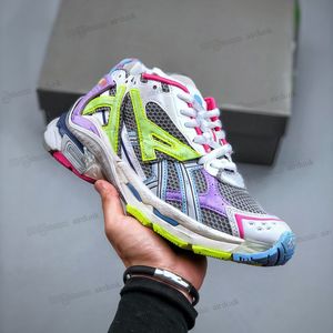 Ontwerpers Women Men Casual schoenen Paris Runner 7.0 Zend Sense Retro Trainers Zwart Wit Pink Blue Bourgondi￫ Deconstructie Sneake Sneake