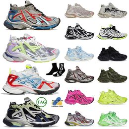 Designers Women Men Runner Chaussures 7 Track 7.0 Transmit Sense Trainers Graffiti Black Red Blanc Green Bury Deconstruction Sneakers