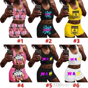 Ontwerpers Dames Trainingspakken 2022 Sexy Tweedelige Yoga Broek Set Printed Jarretel Shorts Outfits Dames Sportwear