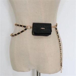 Ontwerpers Dames Taille Bag Mode Luxe ketting Fanny Pack Leuke Mini Coin Purse Shoulder Crossbody Tassen Lederen handtassen