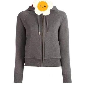 Designers Dames Hoodies Sweaterjacks met rits Dames slanke hoodie Sweatshirt Brands Tops Lente herfst en winter katoenen jassen maat s-xxl