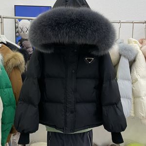 Diseñadores Chaqueta para mujer Invierno Parkas Sudaderas con capucha Moda Cálido Rompevientos Abrigo Triángulo P Estilo de letra para dama Casual Puffer Chaquetas Otoño Mujeres Outwears Sudadera con capucha