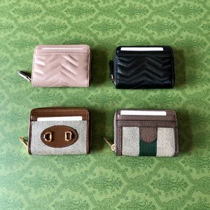 Designers zipper portefeuilles courts femmes en cuir véritable pvc porte-cartes de crédit d'affaires hommes portefeuille femmes avec boîte 11.5cmx9cmx2cm