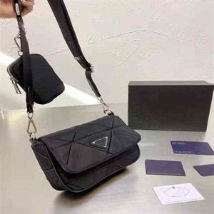 DesignersFashion haut de gamme marque de luxe unisexe sac à bandoulière tissu imperméable matériel décontracté tout-match diagonal316E
