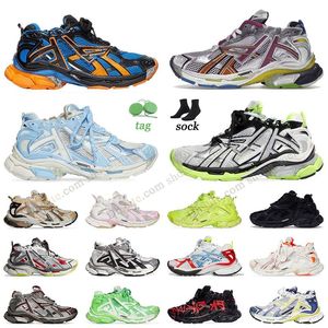 Designes Femmes Mens Triple S Chaussures Paris Runner 7.0 7.5 TRANSMISSANCES TRANSMISSEURS BLACK AND BLANC Light Blue Burgogne Burgogne Runners 7 Randonnée Sport Outdoor Tennis 2024