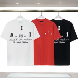 T-shirts de marque Desinger Men Femmes de haute qualité 100% coton Vêtements Hip Hop Top Tees T-shirt S-3XL