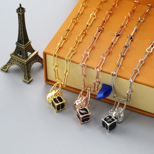 Desinger – collier pendentif de luxe, Design d'œuf de dinosaure, cadeau classique pour femmes et hommes, chaîne 3 couleurs, bijoux sans boîte
