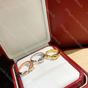 Desinger Open Ring Eenvoudige Vrouwen Verlovingsring Hoge Kwaliteit Dame Luipaard Ringen Sieraden Luxe Prachtige 3 Kleuren Groothandel