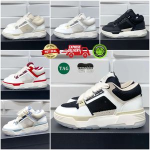 Desinger zapatos MA-1 con cordones Pan Sneaker Zapatos amis Diseñador de lujo Hombres Mujeres Zapatos de plataforma Hombres Mujeres Nubuck Malla Cuero al aire libre Zapatillas de deporte