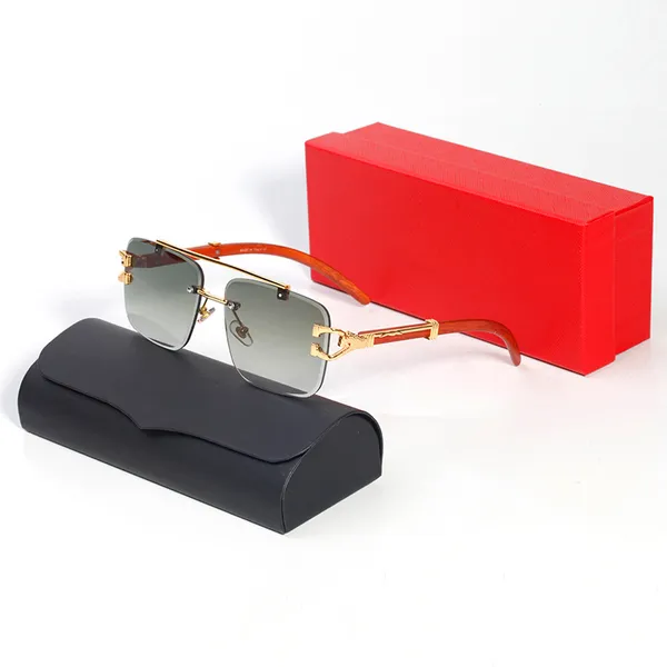 Desinger lunettes de soleil pour femme mode lunettes de luxe carti lunettes hommes double pont cadre acrylique personnalité Mix anti UV carré lunettes polarisées lunette