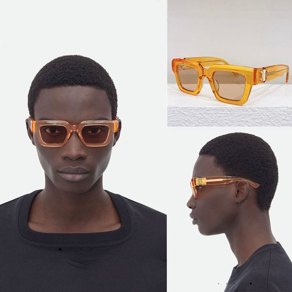 Gafas de sol Desinger 1: 1 Marco de tablero minimalista de alta calidad para acampar en la playa con cuadrado BV1230S cara cuadrada y redonda que adelgaza tanto para hombres como para mujeres