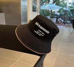 Desingers bucket hats Luxurys Wide Brim Hats effen kleur letter zonnehoeden modetrend reizen buckethats temperament honderd hoed v1109177