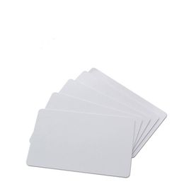 Accessoires de bureau Imprimable Vierge Sublimation PVC Carte En Plastique Blanc ID Carte De Visite pour Promotion Cadeau Nom Cartes Partie Bureau-Numéro Tag SN4682