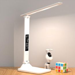 Bureaulamp lees licht multi-shade oogbescherming swingarm moderne hedendaagse kinderen en tiener USB aangedreven voor slaapkamerstudie kamer kantoor buikspieren