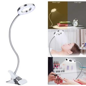 Lampes de bureau Lampe de bureau à pince USB lampe de table Protection des yeux LED lampe de table pliable lampe de bureau de lecture Flexible tatouage d'ongle lecture beauté P230412