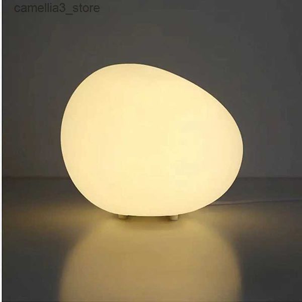 Lámparas de escritorio Luz de noche de adoquines Ambiente minimalista moderno Mesa superior Lámpara decorativa Escritorio romántico Lámpara de mesa de noche Envío gratis Q231104