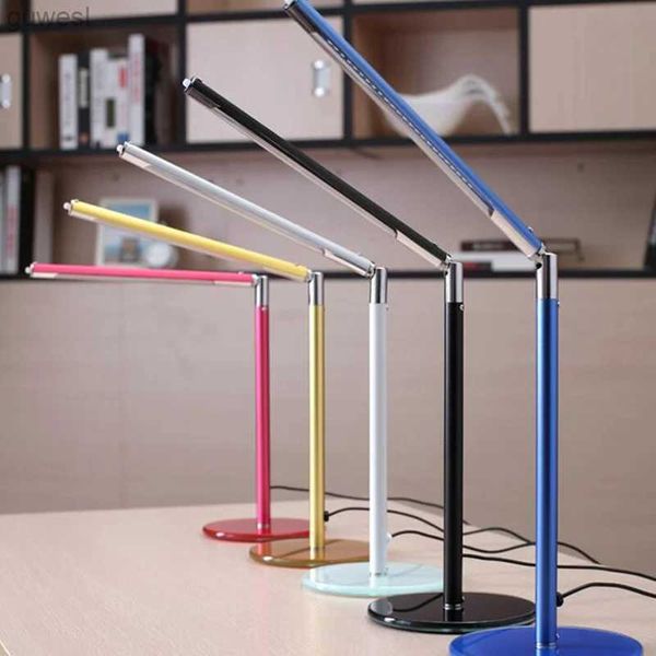 Lampes de bureau GP-608 LED lampe de bureau DC5V troisième vitesse gradation Protection oculaire Flexible lecture étude bureau Table lumière USB Portable lampe pliante YQ240123