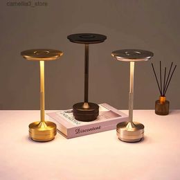 Lampes de bureau LED lampes de bureau tactiles rechargeables veilleuse lampe de Table café chambre barre moderne minimaliste décoration lampes de Table de chevet cadeaux Q231104