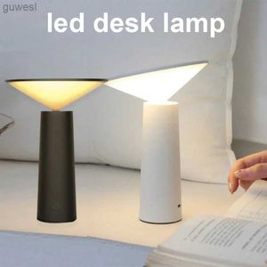 Bureaulampen Nieuwe Moderne Bureaulamp USB LED Tafellamp Slaapkamer Leesboek Licht LED Tafel Touch Sensor USB Opladen Bureaulamp voor Studie YQ240123