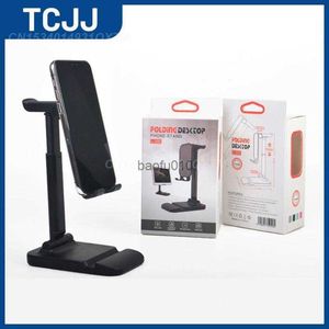 Bureautelefoonstandaard Zwart antislip Smartphone Mount Abs Duurzame mobiele telefoon Tablethouder Kantooraccessoires Stabiele telefoonhouder L230619