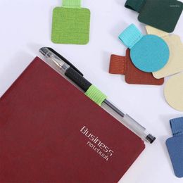 Desk PU Cuero Notebooks Accesorios de la oficina Revistas Organizador Pen Organizador Clips de clips de lápiz