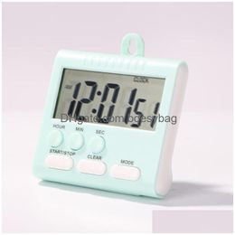 Desktafel klokken 24 uur digitale keuken timer praktische kookbakken count up countdown alarm shee stopwatch sport werkstudie dhygq