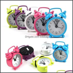 Horloges de table de bureau 4 cm électronique petit réveil poignée en métal originalité happyclock belle mini avec chiffres montre plus colo dhsbh
