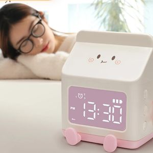Horloges de Table de bureau réveil pour enfants Kawaii gestion du temps dessin animé montre électronique LED décorations numériques 231124