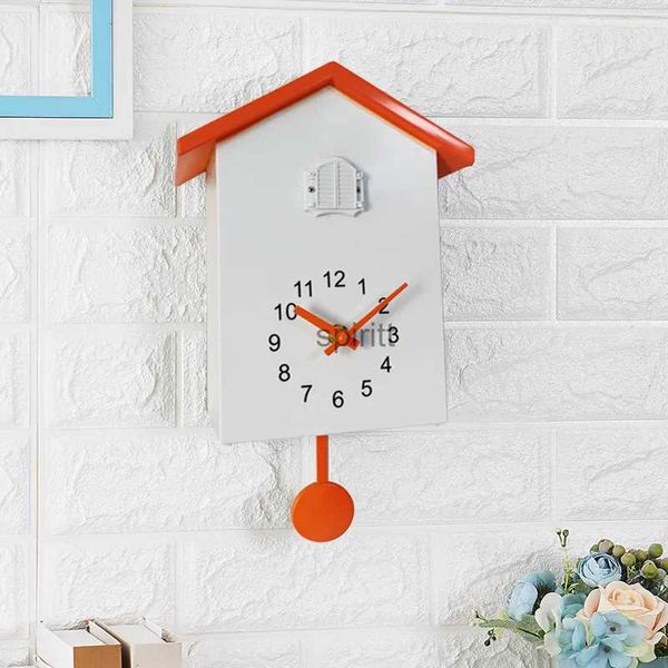 Relojes de mesa Reloj de pared de cuarzo de cuco Relojes de mesa de escritorio Diseño moderno Reloj colgante de pájaro Decoración Despertadores para la decoración de la sala de estar del hogar YQ240118