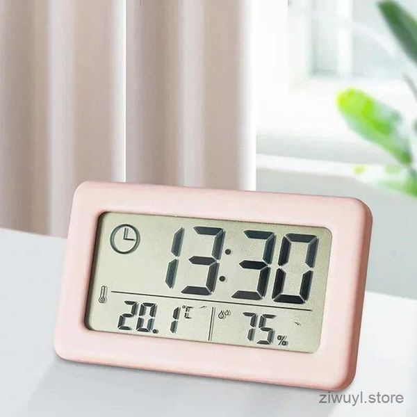 Horloges de table de bureau Thermomètre numérique Thermomètre Hygromètre METER LED INDOOR ELECTRONIC HUBIDIDE Monitor horloge de bureau Horloges pour la maison