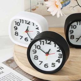 Horloges de table de bureau de haute qualité Quartz silencieuse sans tick réveil décor à la maison Corloge d'horloges de chevet