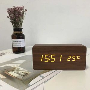 Table de bureau horloges mini horloge murale en bois