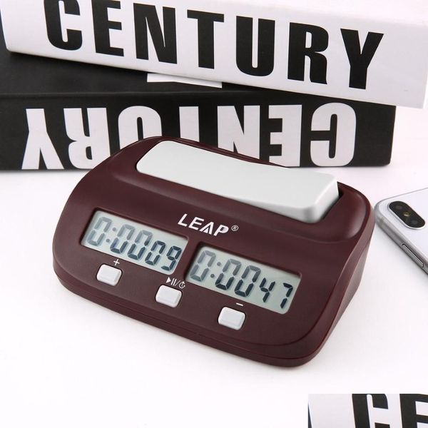 Horloges de table de bureau Professional Compact numérique Councure d'échec