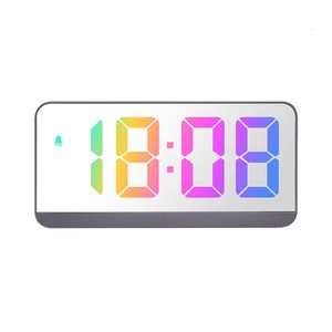 Bureau Table Horloges Simple Côté Décor À La Maison 14mm En Plastique Grand Écran LED Réveil 230615