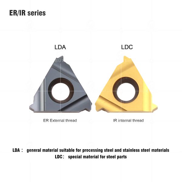 Deskar 100% original 16er 16ir 8npt 11.5npt 14npt 18npt LDA LDC CNC TORTHE PARCETING ISSERTS DE CARBIDE