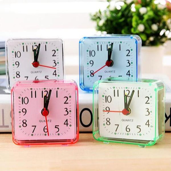 Reloj despertador de escritorio portátil lindo Mini dibujos animados multifunción viaje cama pitido despertador decoración del hogar ZA59501132440